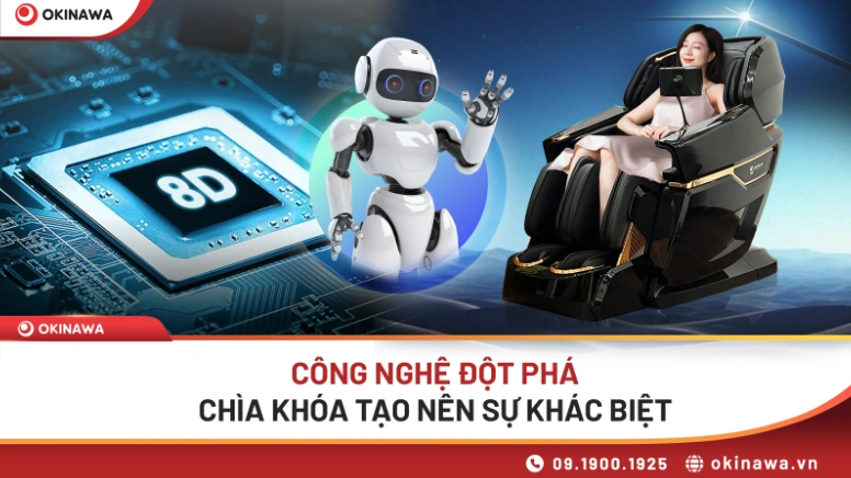 Ghế massage Okinawa – Giải pháp chăm sóc sức khỏe toàn diện cho gia đình xứ Thanh