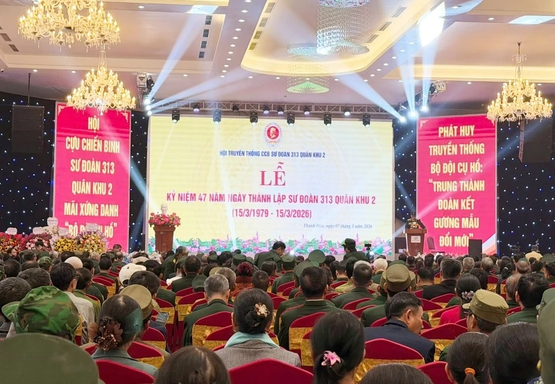 Kỷ niệm 47 năm Ngày thành lập Sư đoàn 313, Quân khu 2