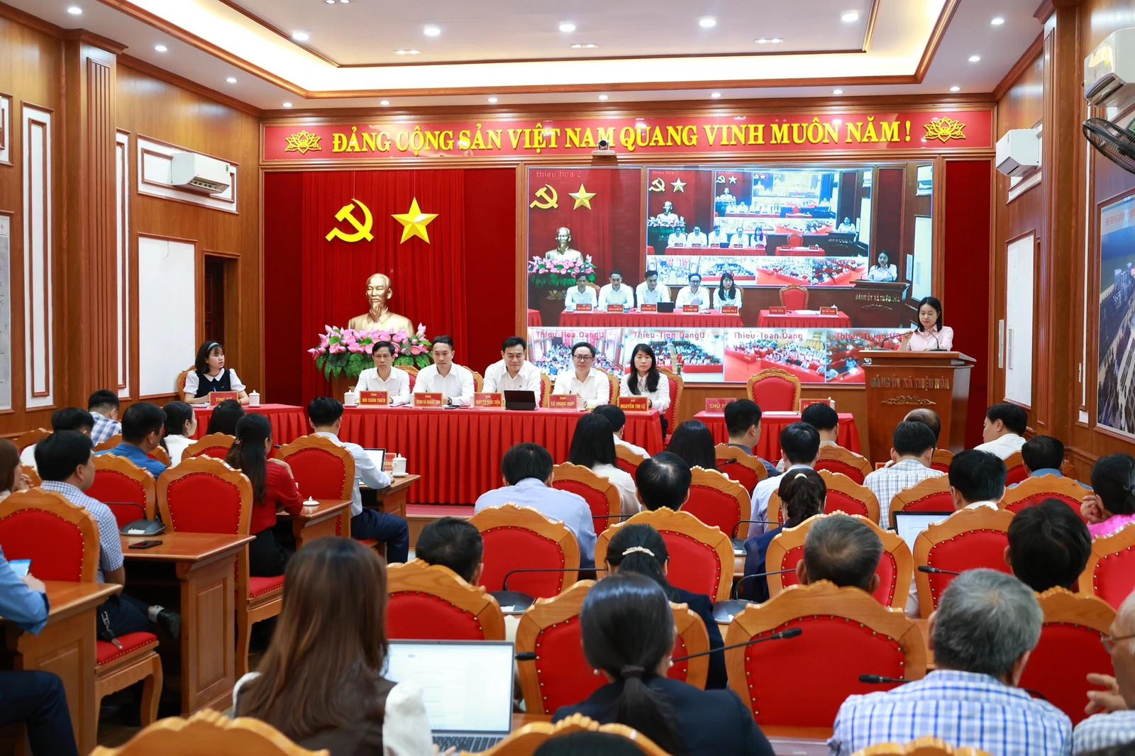 Hội nghị tiếp xúc cử tri, vận động bầu cử HĐND tỉnh khóa XIX tại đơn vị bầu cử số 16