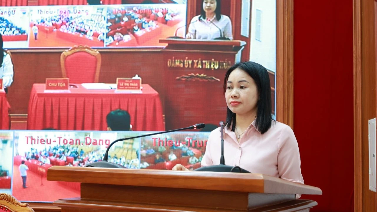 Hội nghị tiếp xúc cử tri, vận động bầu cử HĐND tỉnh khóa XIX tại đơn vị bầu cử số 16