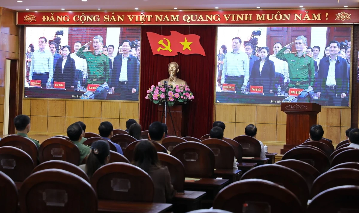 Hội nghị trực tuyến toàn tỉnh vận hành mẫu quy trình bỏ phiếu bầu cử đại biểu Quốc hội khóa XVI và HĐND các cấp nhiệm kỳ 2026-2031