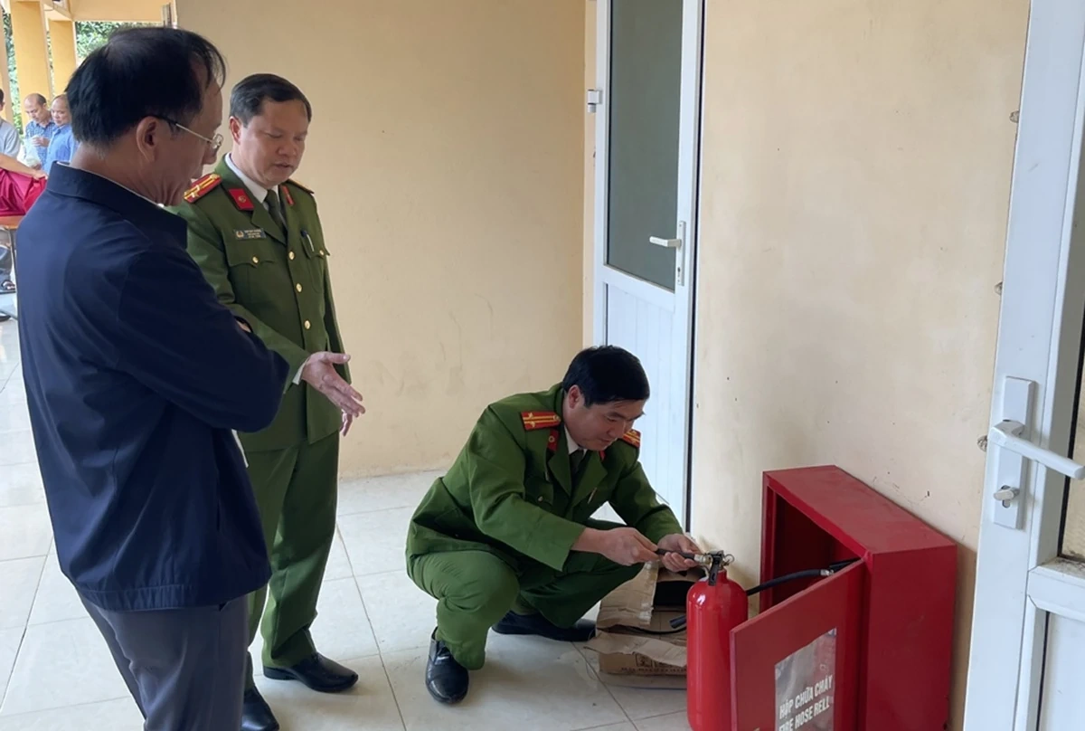 Đảm bảo an toàn PCCC tại các điểm bỏ phiếu bầu cử