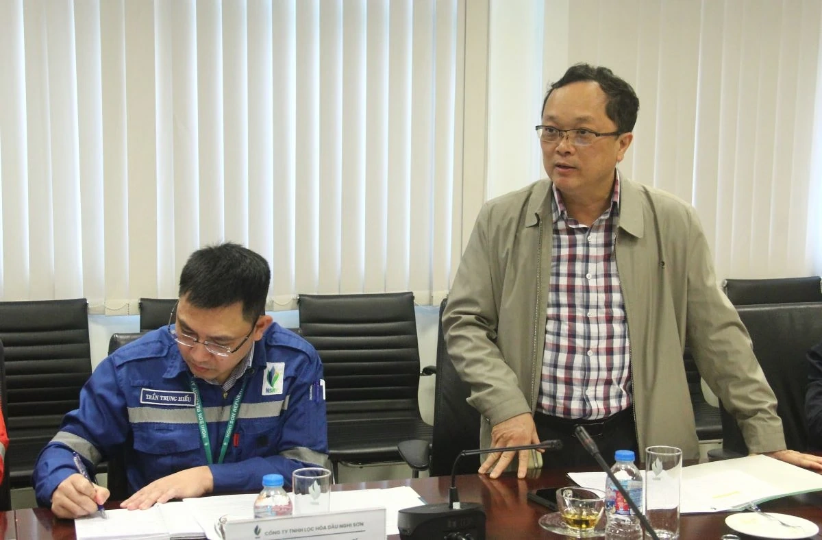 Đoàn công tác Ban Tuyên giáo và Dân vận Trung ương làm việc tại Công ty TNHH lọc hóa dầu Nghi Sơn