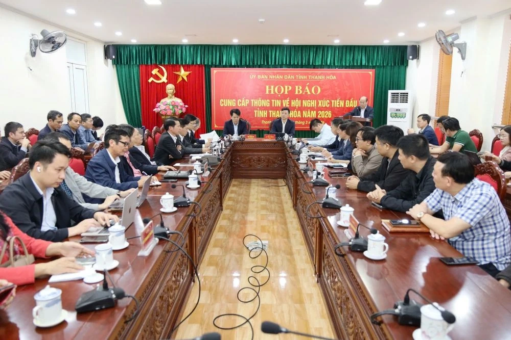 Hội nghị xúc tiến đầu tư tỉnh Thanh Hóa năm 2026 sẽ tổ chức vào ngày 29/3