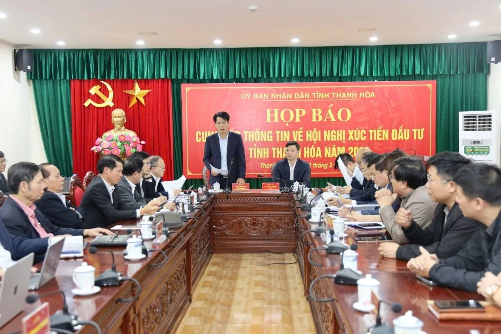 Hội nghị xúc tiến đầu tư tỉnh Thanh Hóa năm 2026 sẽ tổ chức vào ngày 29/3