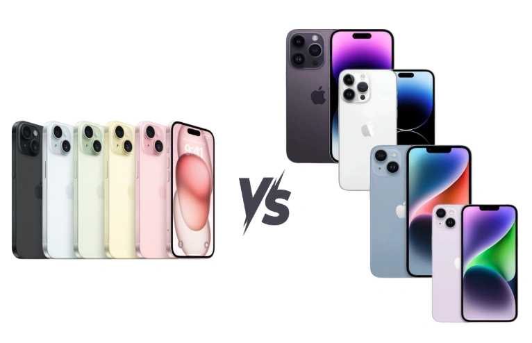 iPhone 15 thường bao nhiêu inch? So sánh vs iPhone 14 series