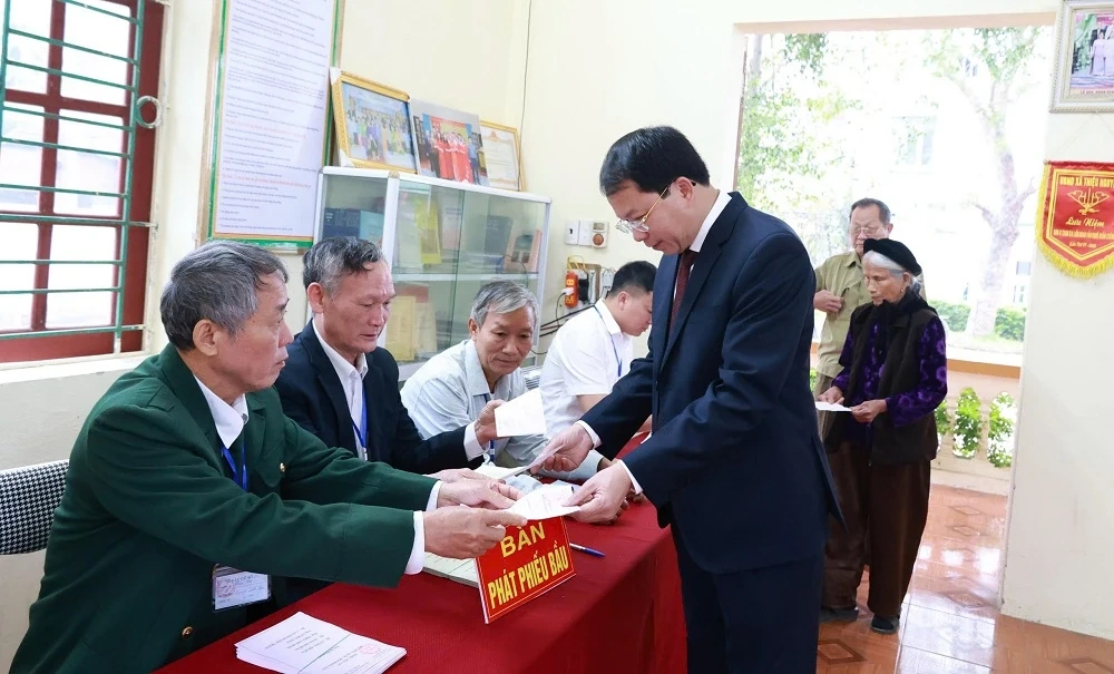 [Cập nhật] - Ngày bầu cử 15/3: Cử tri toàn tỉnh “Chung ngày hội lớn”