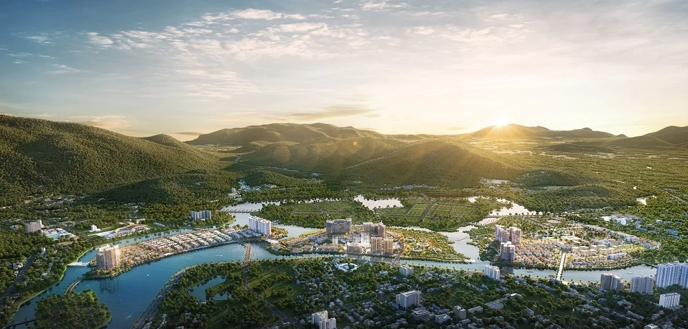 Nhà mẫu Charmora City: Phác họa nhịp sống nghỉ dưỡng giữa “thành phố đảo quốc tế”