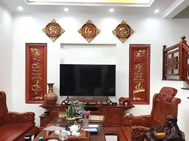 Nội thất đồ gỗ trong không gian sống của người xứ Thanh