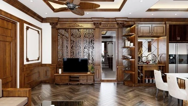 Nội thất đồ gỗ trong không gian sống của người xứ Thanh