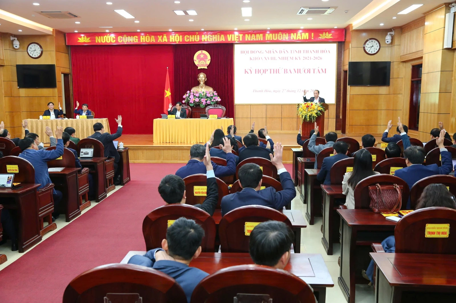 HĐND tỉnh Thanh Hóa khóa XVIII: Trách nhiệm, đổi mới, chuyên nghiệp, hiệu quả