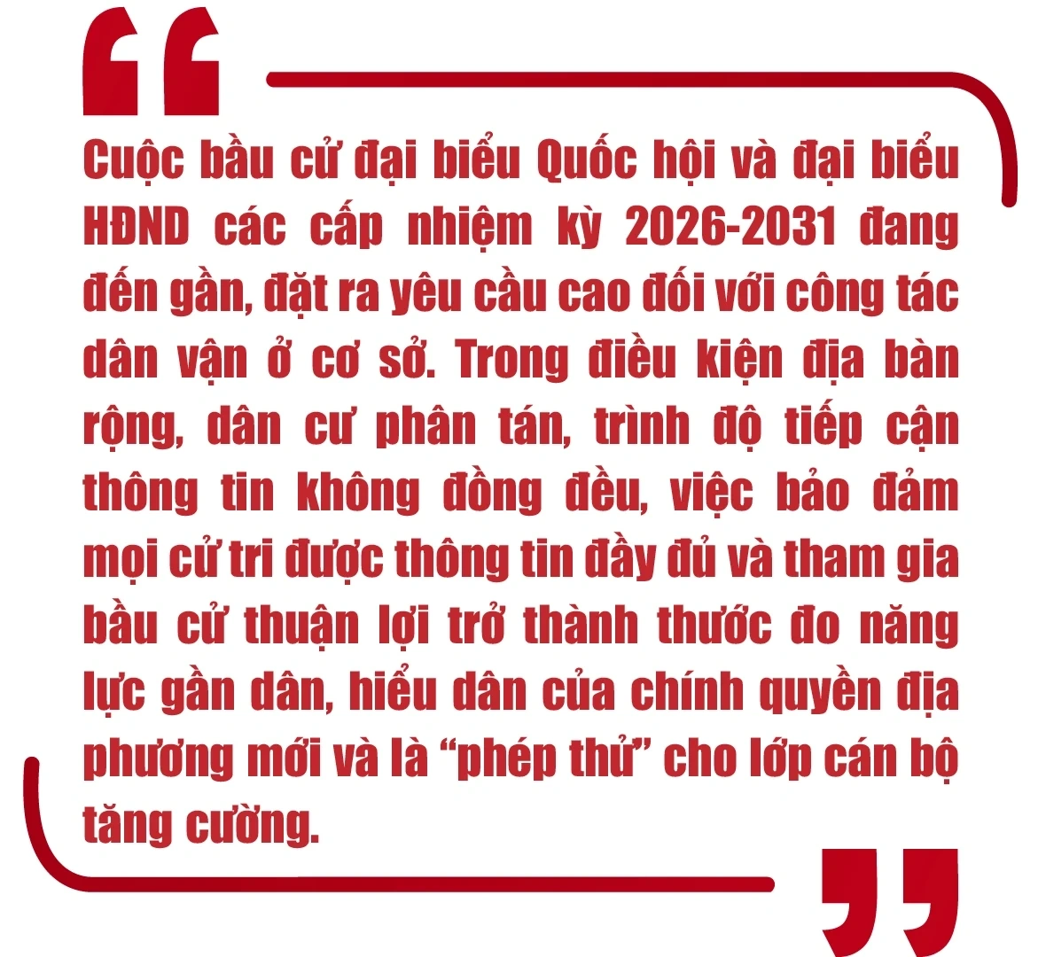 [E-Magazine] Dân vận khéo - “nhịp cầu” gắn kết lòng dân (Bài cuối): Dân vận cho ngày dân cử