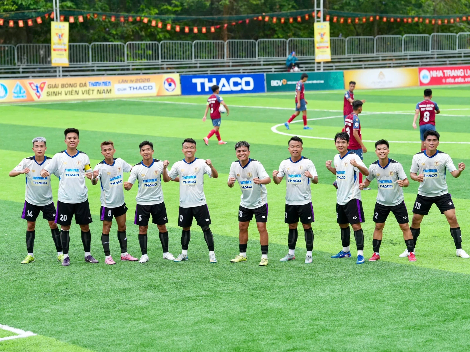 Đại học Văn hóa, Thể thao và Du lịch Thanh Hóa thắng đậm 7-1 trước Đại học Quy Nhơn