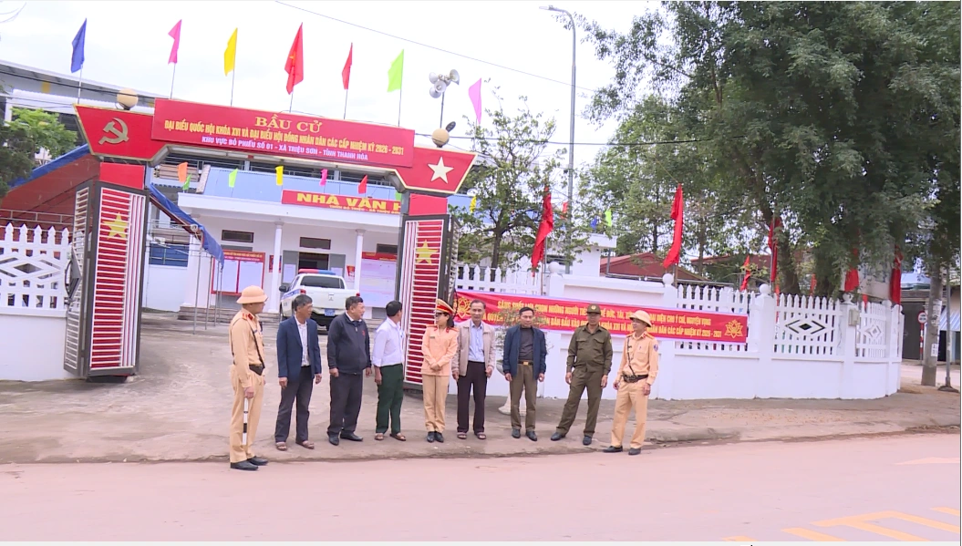 Linh hoạt giải pháp đảm bảo trật tự giao thông phục vụ bầu cử