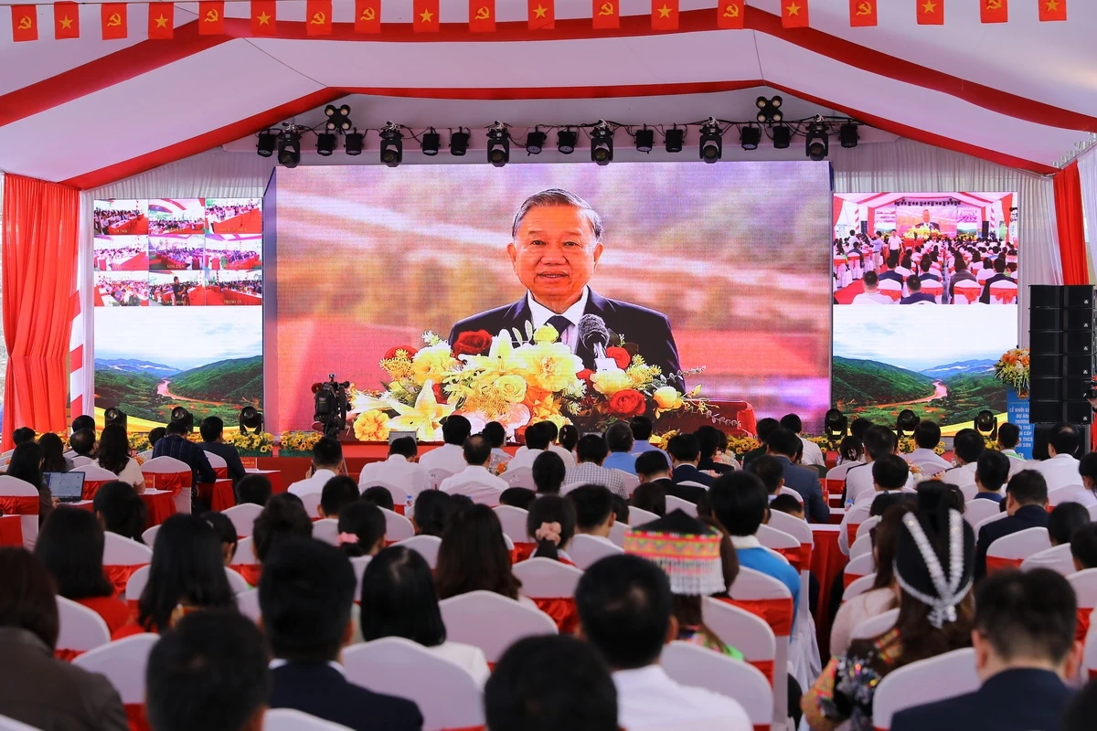 Khởi công Trường phổ thông nội trú liên cấp Tiểu học và Trung học cơ sở Nhi Sơn