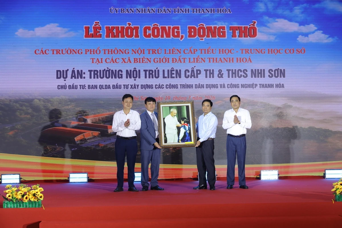 Khởi công Trường phổ thông nội trú liên cấp Tiểu học và Trung học cơ sở Nhi Sơn