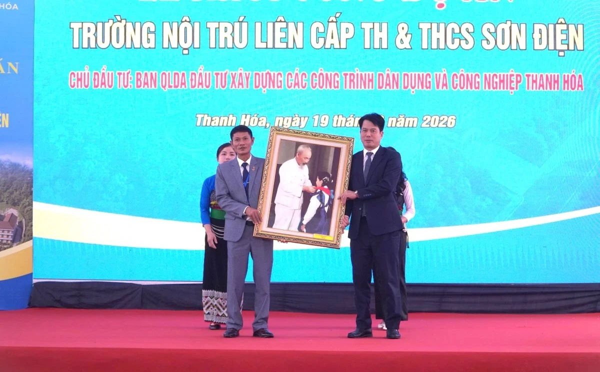 Thanh Hóa khởi công đồng loạt 10 trường phổ thông nội trú liên cấp tại các xã biên giới
