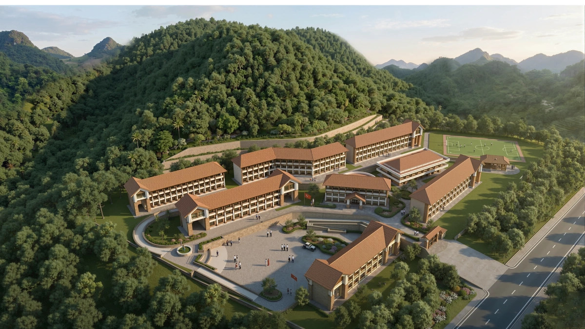 Thanh Hóa khởi công đồng loạt 10 trường phổ thông nội trú liên cấp tại các xã biên giới