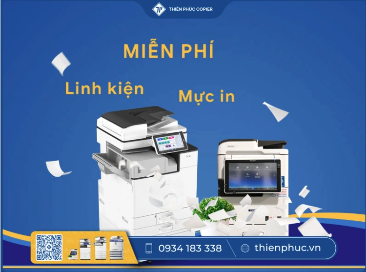 Thiên Phúc Copier báo giá dịch vụ cho thuê máy photocopy mới nhất