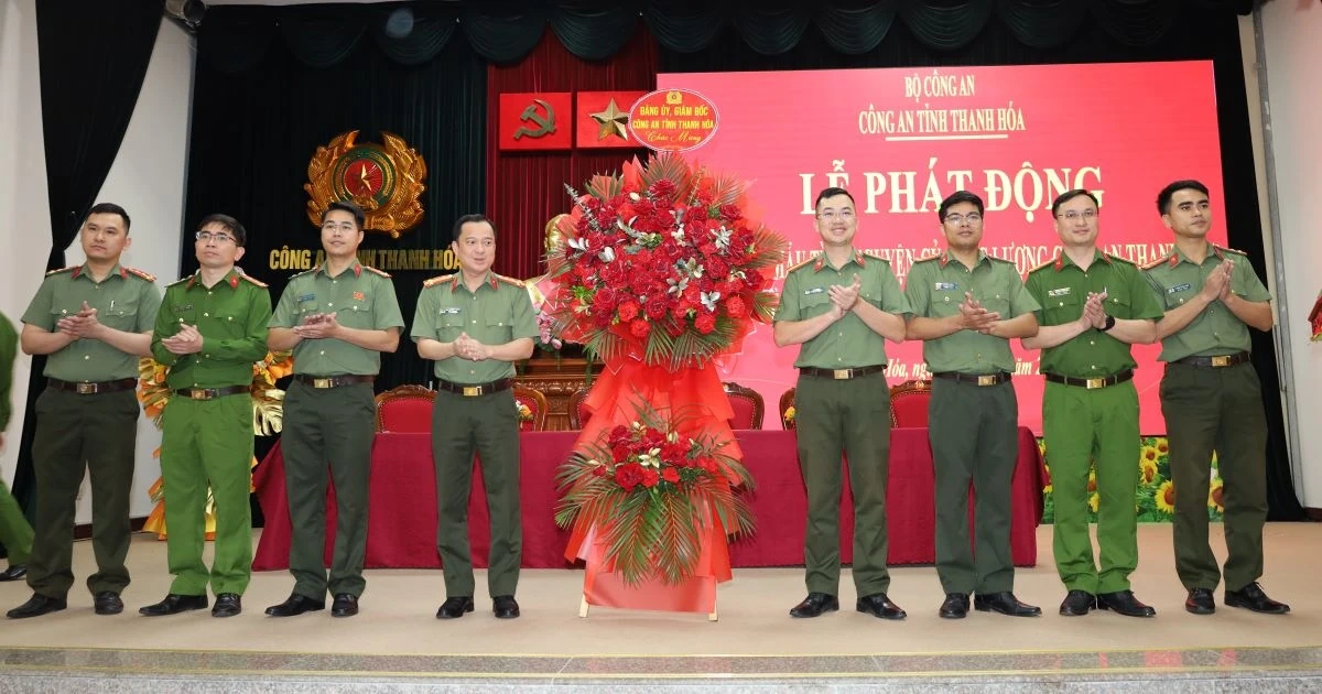 450 cán bộ, chiến sĩ Công an tỉnh Thanh Hóa tham gia hiến máu tình nguyện