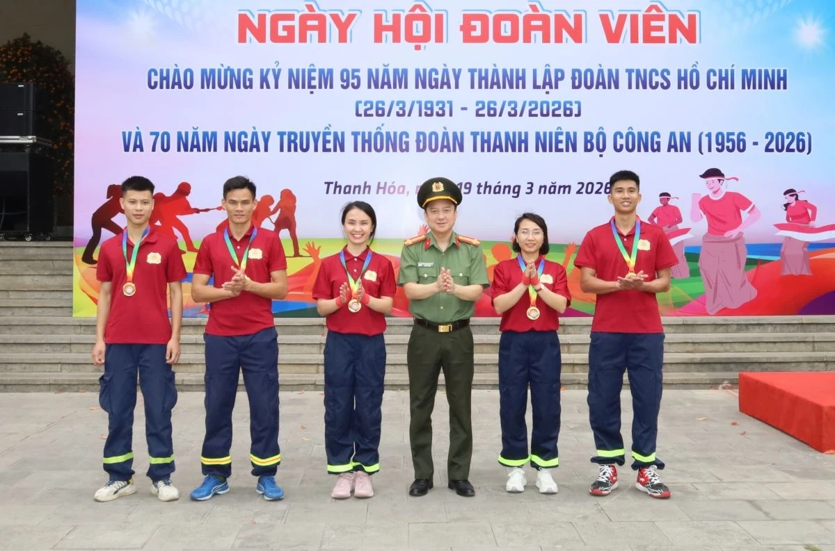 Sôi nổi “Ngày hội đoàn viên” tại Công an tỉnh Thanh Hóa