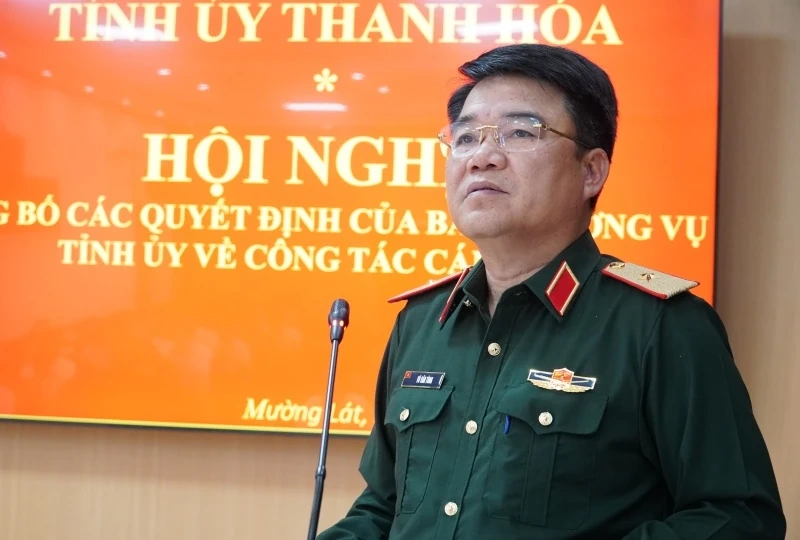 Công bố các Quyết định của Ban Thường vụ Tỉnh ủy về công tác cán bộ