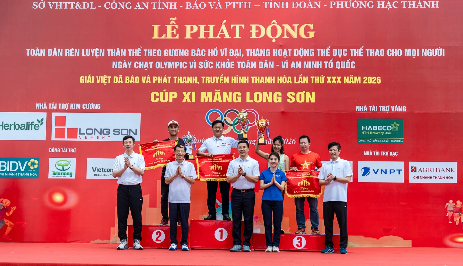 Vinh danh các cá nhân, tập thể xuất sắc tại Giải việt dã Báo và Phát thanh, truyền hình Thanh Hóa lần thứ XXX năm 2026 – Cúp Xi măng Long Sơn