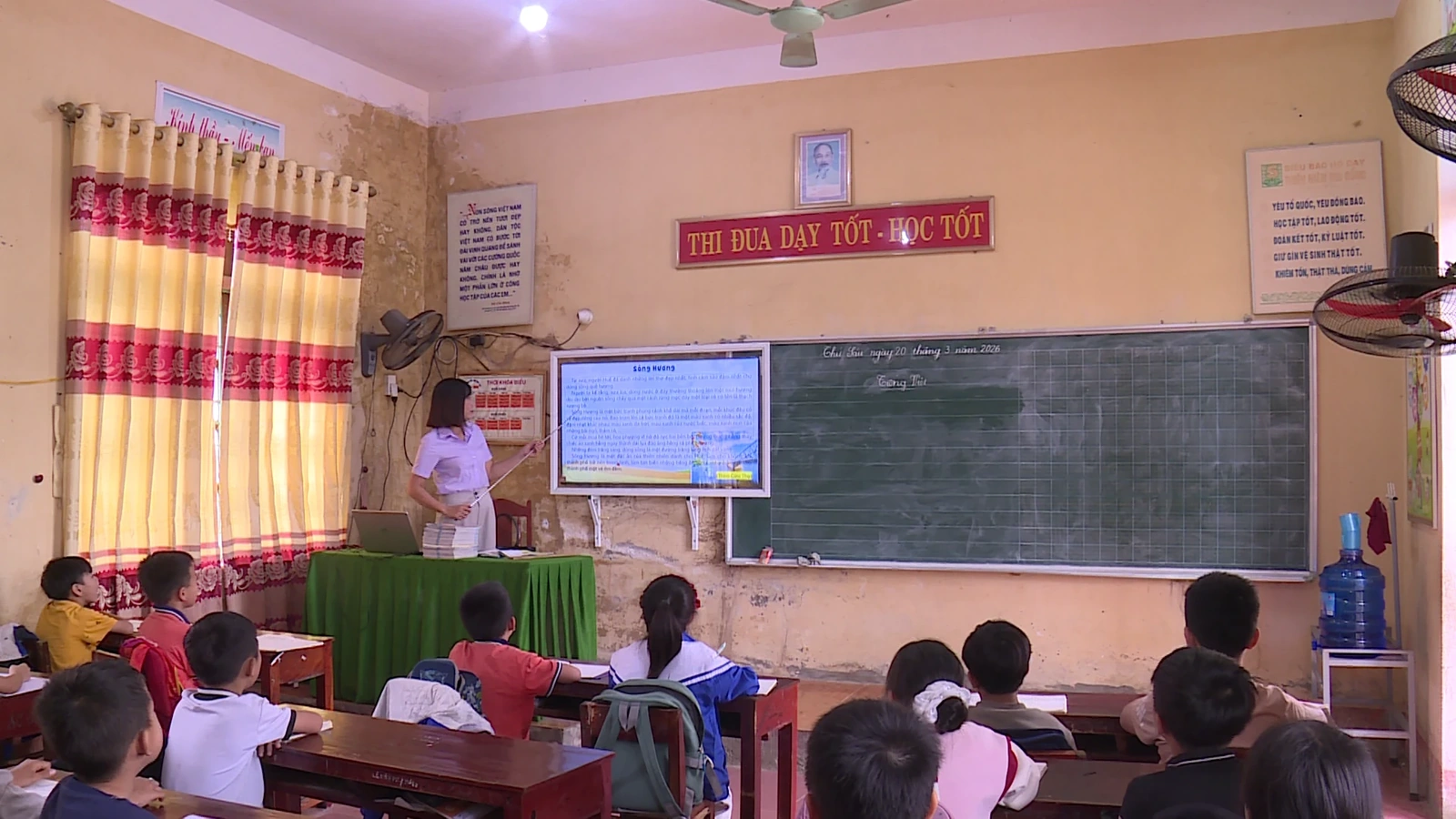 Cơ sở vật chất xuống cấp, thiếu trang thiết bị dạy và học tại xã Quý Lộc