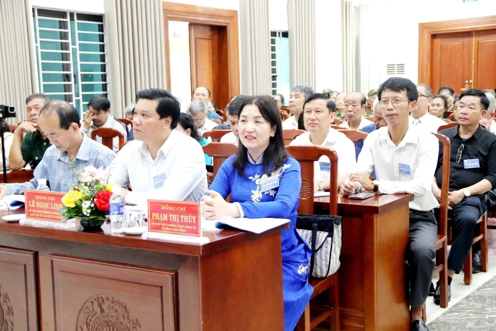 Hội Cựu TNXP phường Hàm Rồng tiếp tục phát huy truyền thống yêu nước, nghĩa tình đồng đội