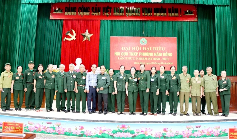 Hội Cựu TNXP phường Hàm Rồng tiếp tục phát huy truyền thống yêu nước, nghĩa tình đồng đội