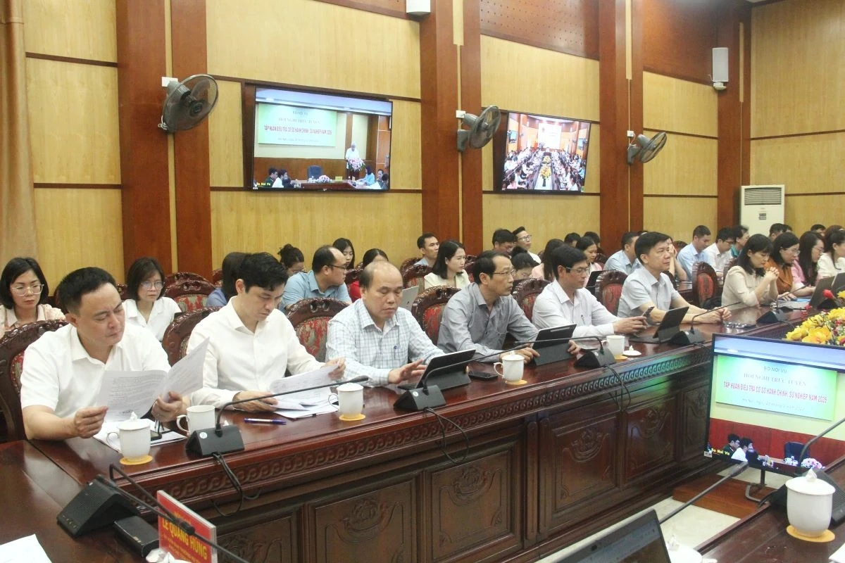 Thống nhất nhận thức, quy trình điều tra cơ sở hành chính, sự nghiệp năm 2026 trên phạm vi toàn quốc