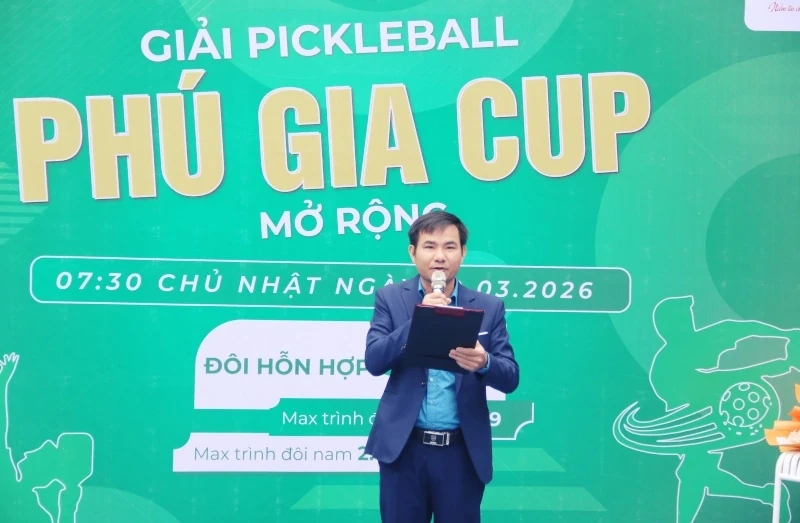 Giải pickleball Phú Gia Cup mở rộng