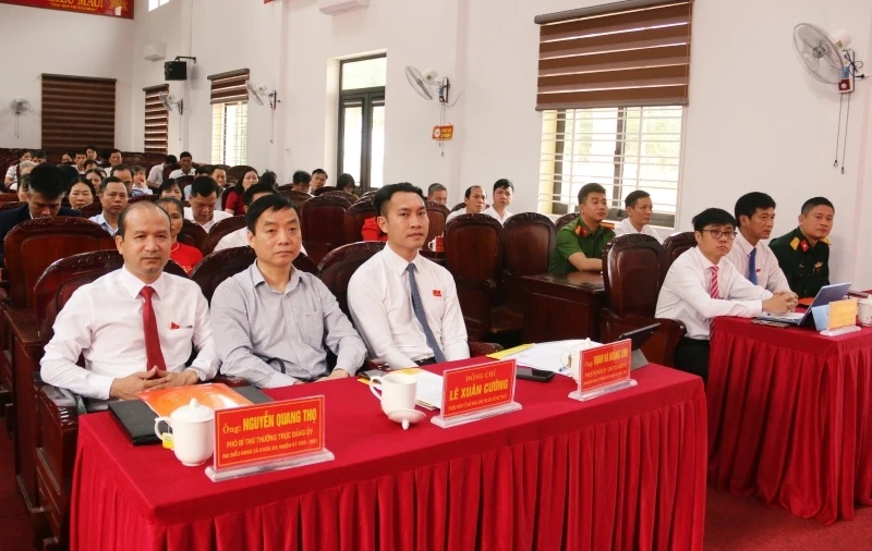 Kỳ họp thứ nhất HĐND xã Thiệu Quang, nhiệm kỳ 2026-2031