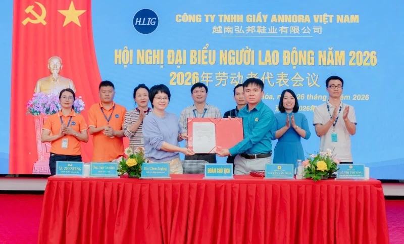 Công ty TNHH Giầy Annora Việt Nam tổ chức Hội nghị người lao động năm 2026
