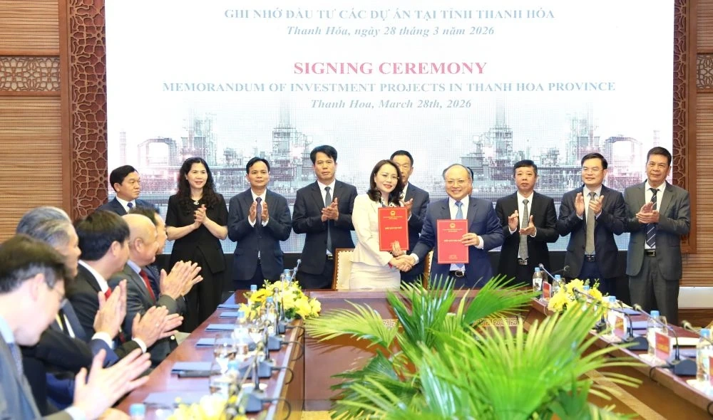 Ký kết ghi nhớ đầu tư 14 dự án tại Thanh Hóa với tổng vốn gần 73.000 tỷ đồng