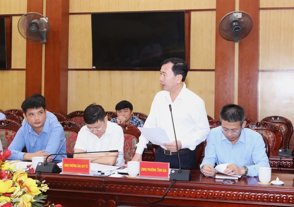 Tháo gỡ khó khăn, đẩy nhanh tiến độ thi công dự án Phát triển tổng hợp các đô thị động lực – Tiểu dự án đô thị Tĩnh Gia