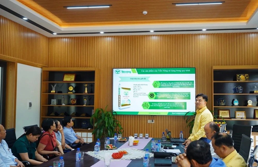 Tăng cường hợp tác giữa các hợp tác xã và Công ty CP Công Nông nghiệp Tiến Nông