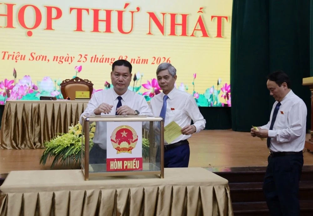 Kỳ họp thứ nhất HĐND xã Triệu Sơn khóa II, nhiệm kỳ 2026-2031