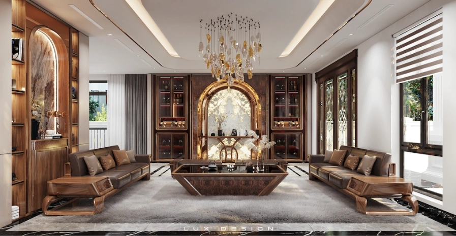 Kiến tạo không gian sống đẳng cấp từ gỗ óc chó với Nội thất Lux Design