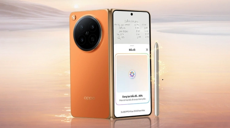 Trên tay OPPO Find N6: Điện thoại gập đắt nhất Việt Nam với nếp gấp tàng hình và bút AI Pen