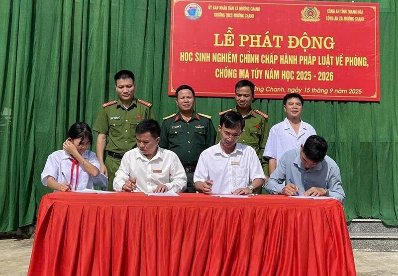 Mường Chanh quyết tâm xây dựng “xã không ma túy”