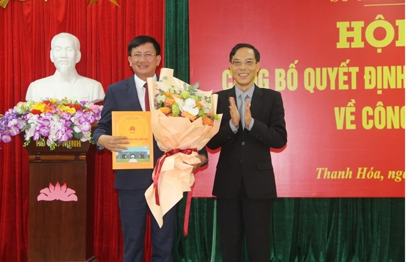 Ông Đỗ Văn Cường được bổ nhiệm giữ chức Phó Giám đốc Sở GD&ĐT Thanh Hóa