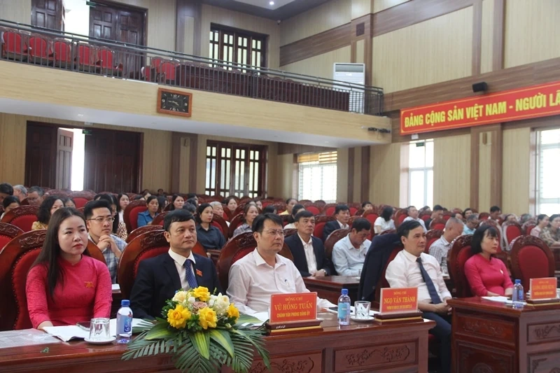 Kỳ họp thứ nhất HĐND xã Hậu Lộc khóa II, nhiệm kỳ 2026-2031