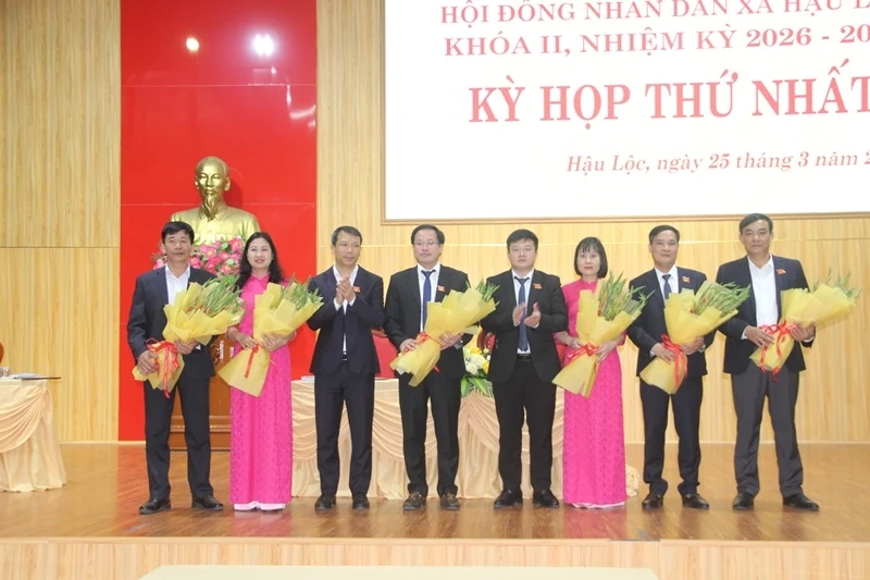 Kỳ họp thứ nhất HĐND xã Hậu Lộc khóa II, nhiệm kỳ 2026-2031