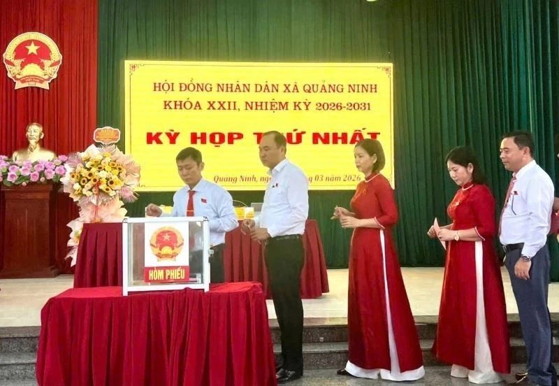 Kỳ họp thứ nhất HĐND xã Quảng Ninh, nhiệm kỳ 2026-2031