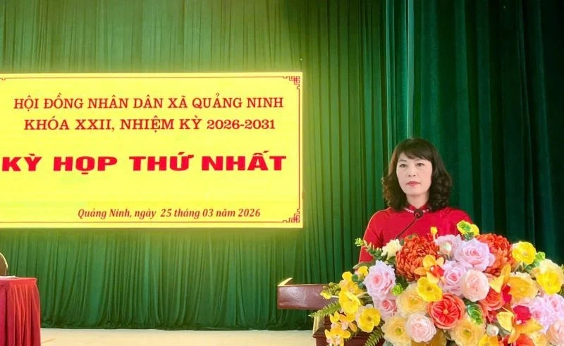 Kỳ họp thứ nhất HĐND xã Quảng Ninh, nhiệm kỳ 2026-2031