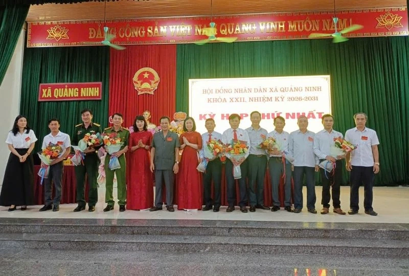 Kỳ họp thứ nhất HĐND xã Quảng Ninh, nhiệm kỳ 2026-2031