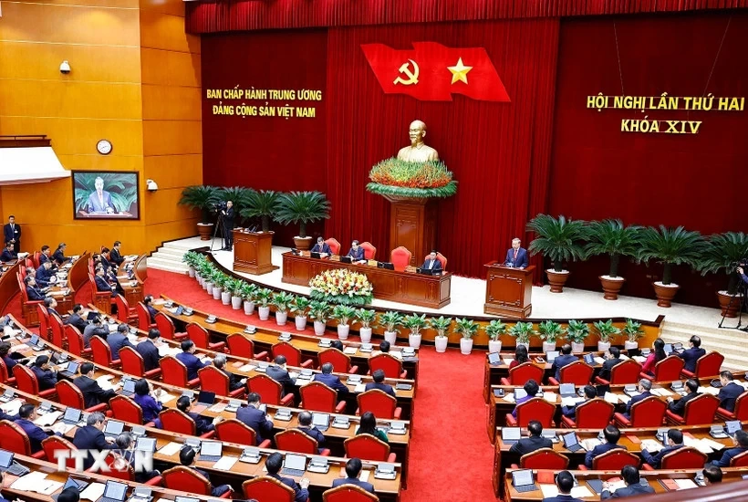 Phát biểu khai mạc Hội nghị lần thứ 2 Ban Chấp hành Trung ương Đảng khóa XIV của đồng chí Tổng Bí thư Tô Lâm