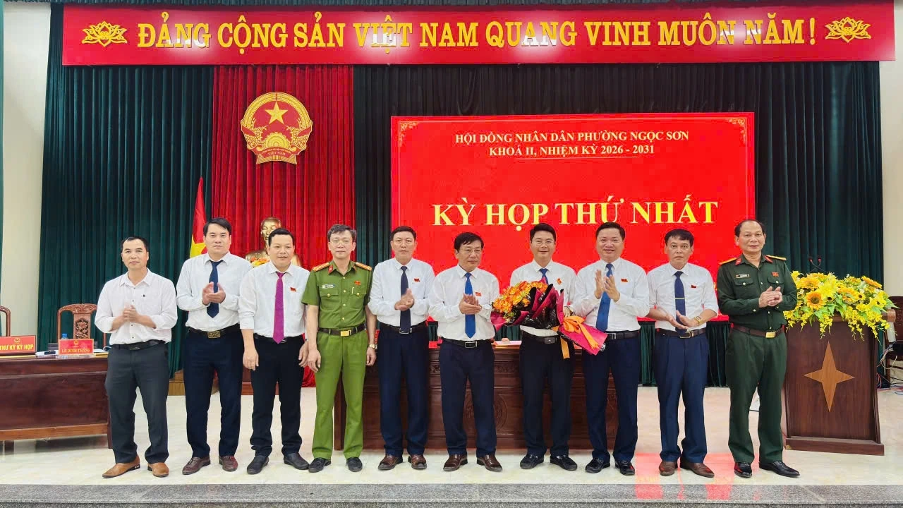 Kỳ họp thứ nhất, HĐND phường Ngọc Sơn, nhiệm kỳ 2026-2031