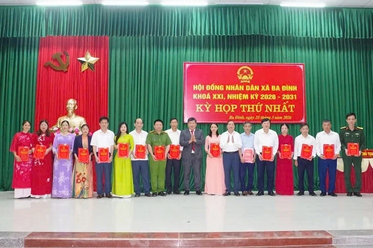 Kỳ họp thứ nhất HĐND xã Ba Đình khóa XXI, nhiệm kỳ 2026-2031